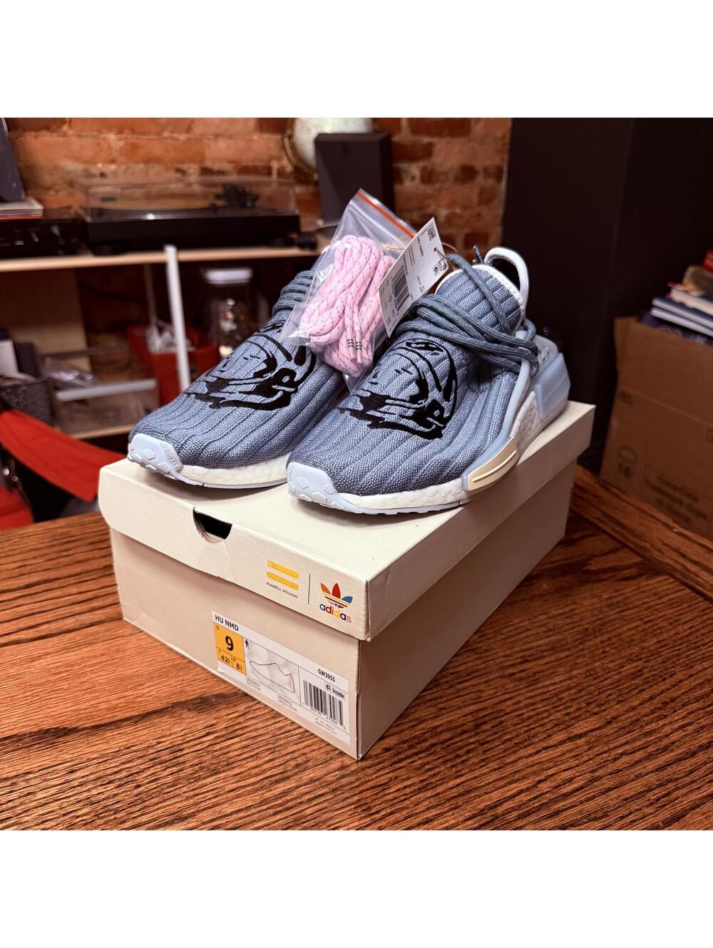 Adidas Pharrell Williams HU NMD x BBC Men's Sneakers Size 9